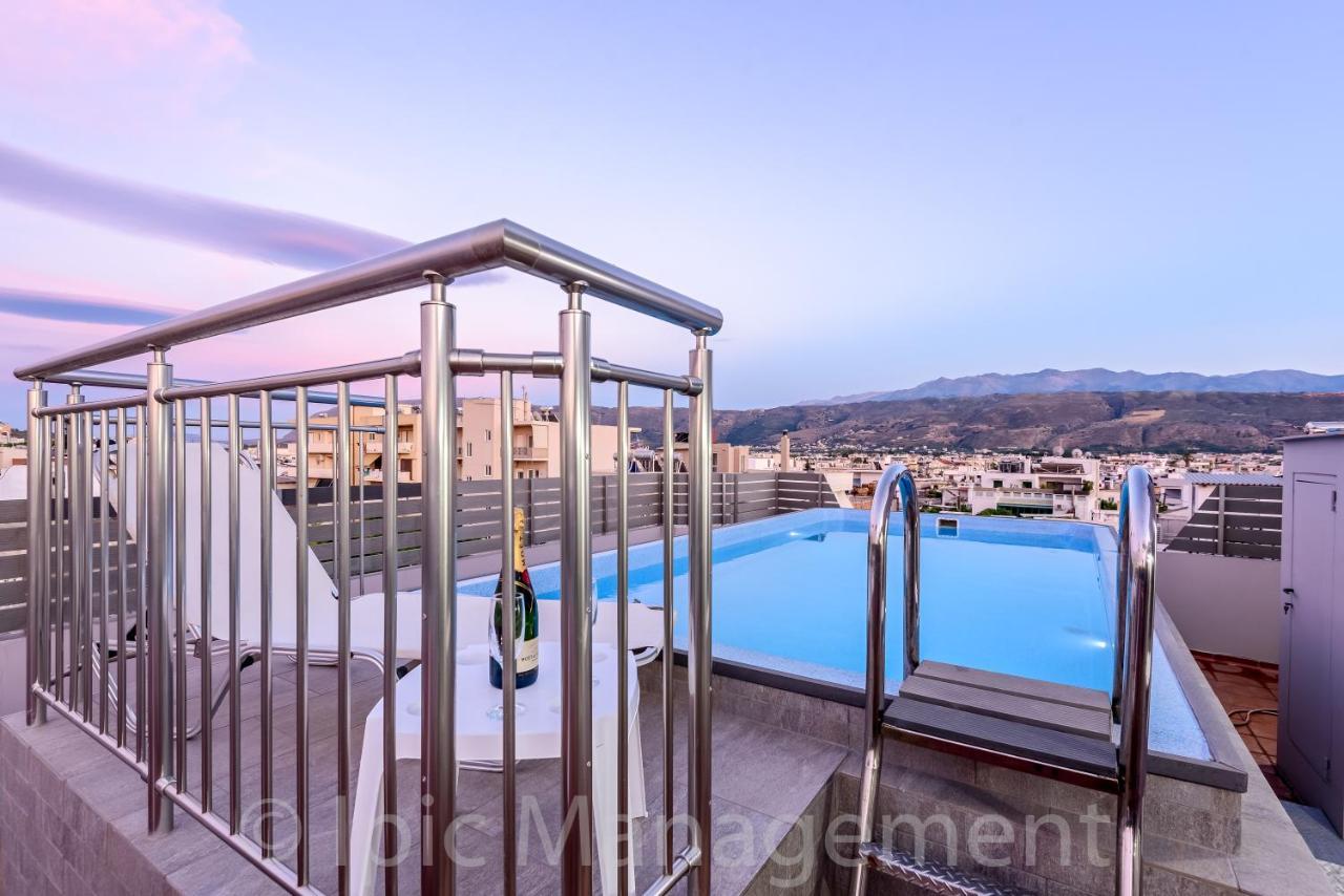 Elegant 2Br Apt Rooftop Pool & Walk To Old Town Chania (Crete) Zewnętrze zdjęcie